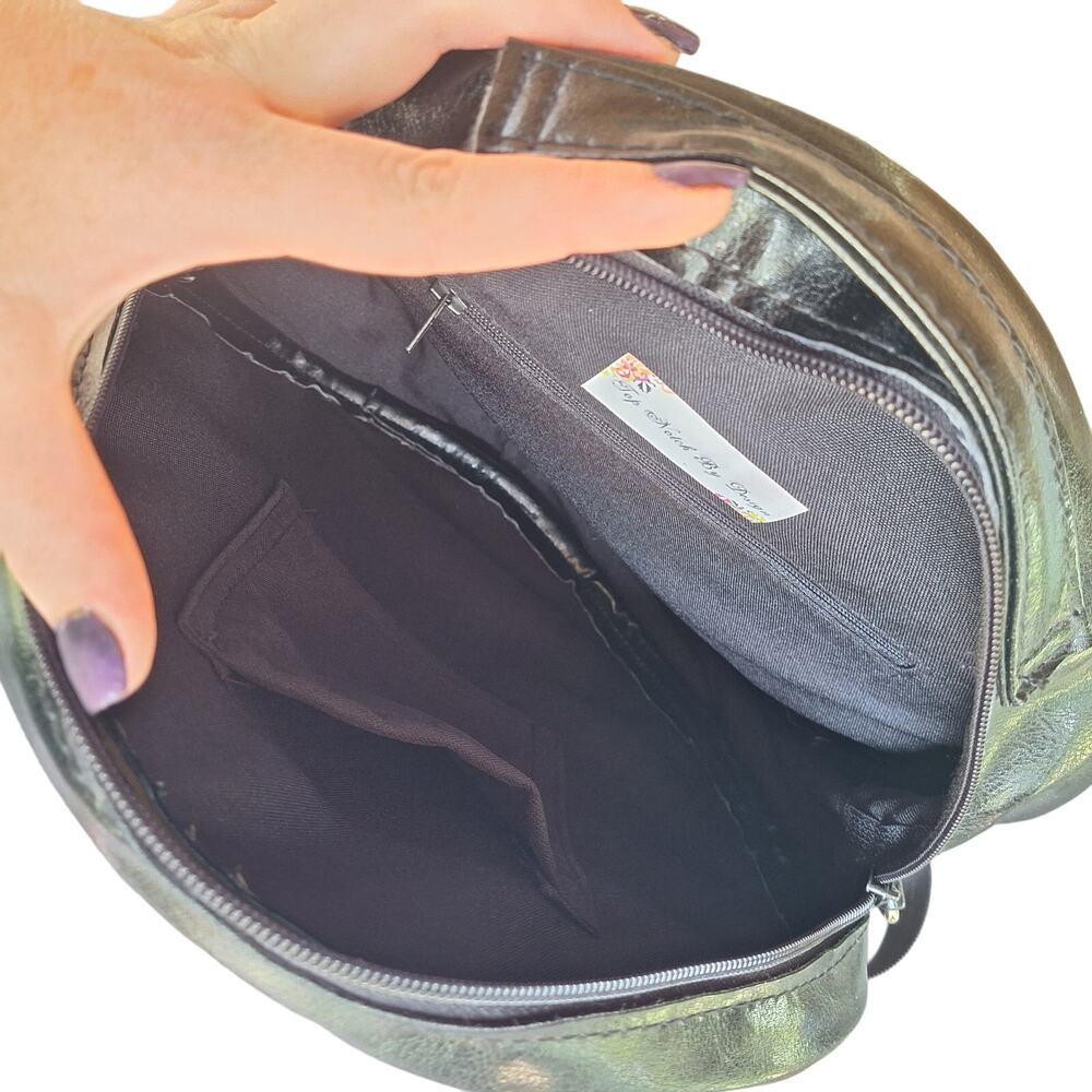 Nightmare before christmas LUNA convertible crossbody backpack round bag spooky - Picture 4 of 6